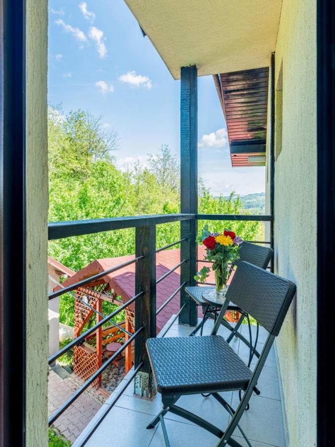 Casuta Cu Trandafiri Hotel Slănic Exterior photo